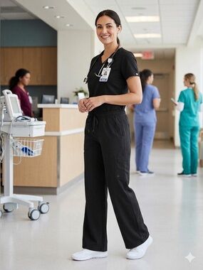 Women’s Black Scrub Pants
